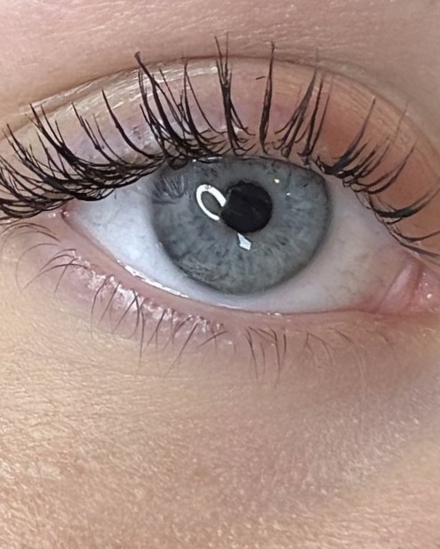 Resultaat van een keratine lash lift